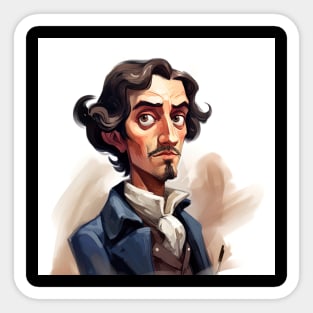 Eugène Delacroix Sticker